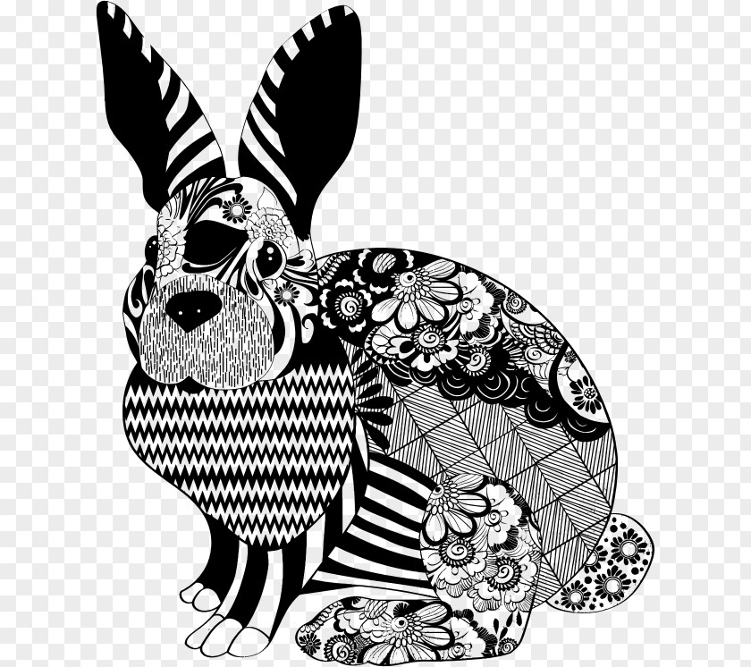 Vector Borders Easter Bunny Domestic Rabbit T-shirt Hare PNG