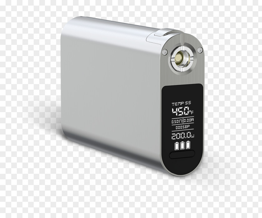 Cuboid Electronic Cigarette Aerosol And Liquid Electric Battery Temperature Control PNG