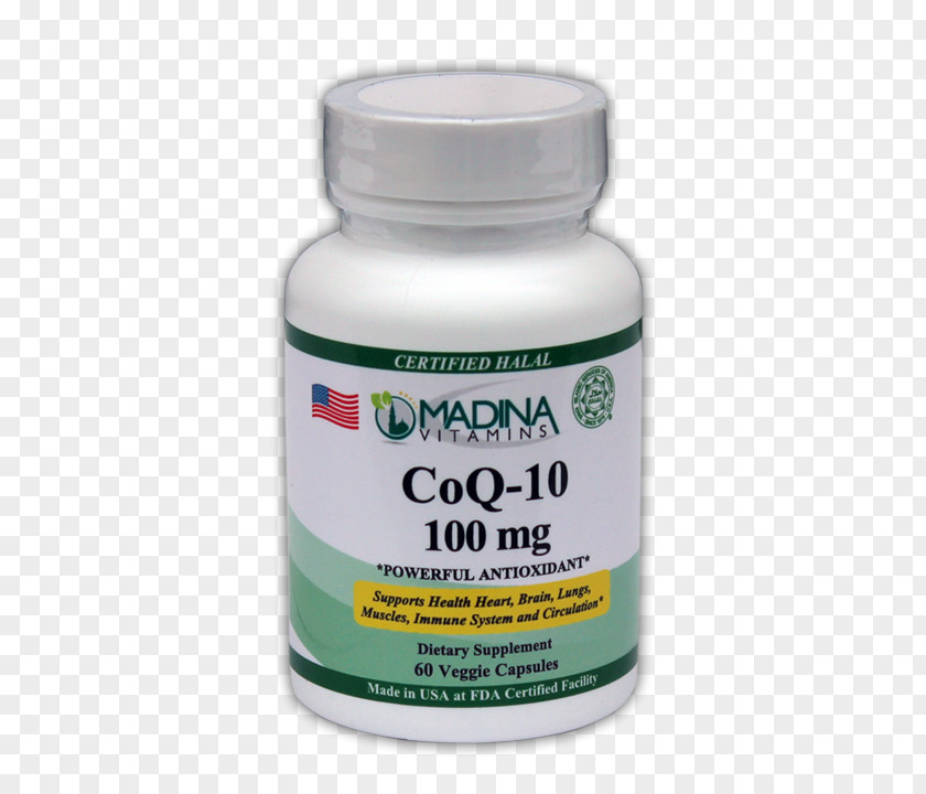 Health Dietary Supplement Coenzyme Q10 Capsule Life Extension PNG