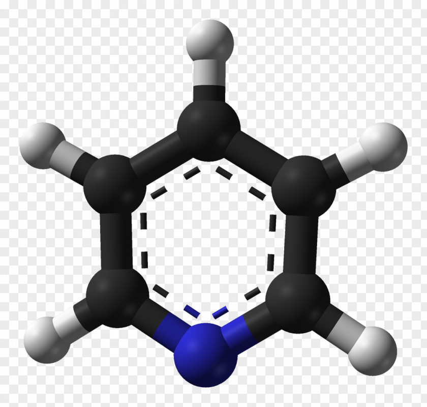 Piridien 2-Methylpyridine Jmol Molecule Chemical Formula PNG