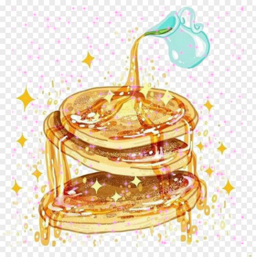 Tea Illustration Watercolor Painting Pizza PNG