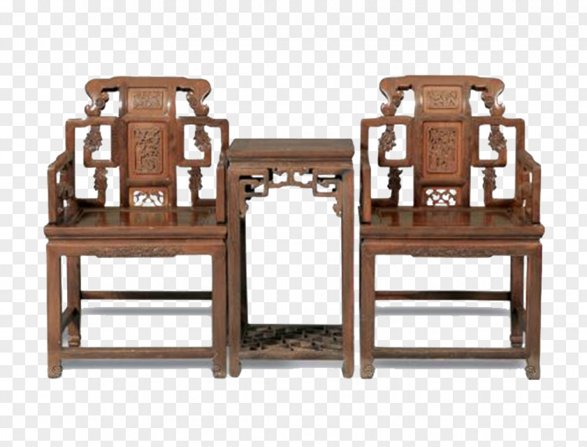 Three Sets Of Traditional Chinese Rosewood Chair China Wood PNG