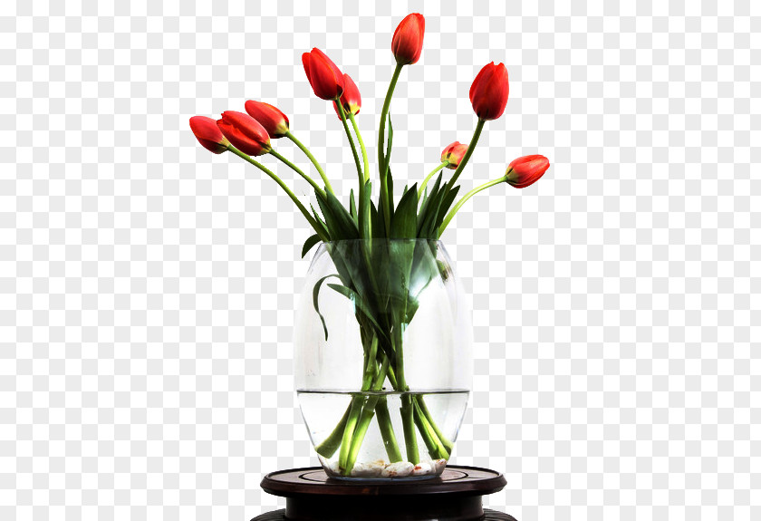 Vase Of Tulips Tulip Floral Design Flower PNG