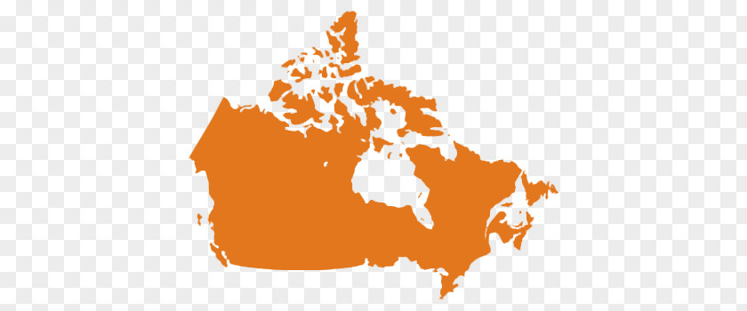 Canada United States Vector Map PNG