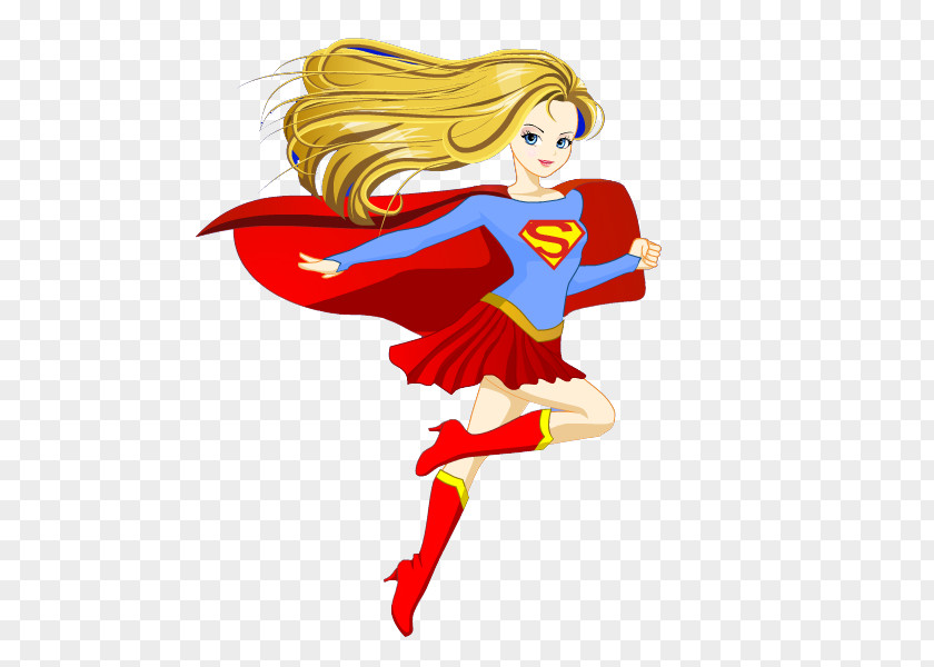 Cartoon Superman Clark Kent Supergirl Diana Prince Superwoman PNG