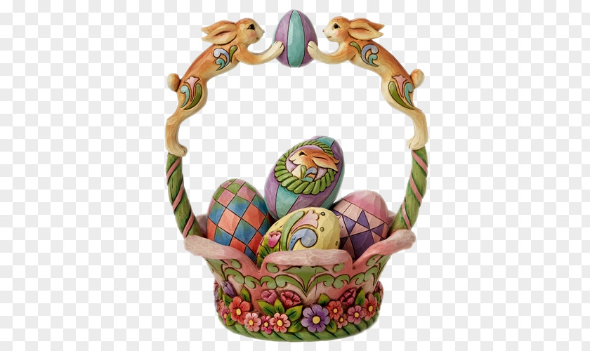 Easter Bunny Egg Basket Palm Sunday PNG