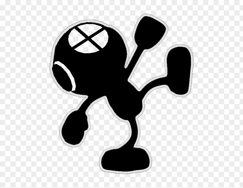 Mr Game And Watch Super Smash Bros. Melee For Nintendo 3DS Wii U GameCube Mr. Video PNG