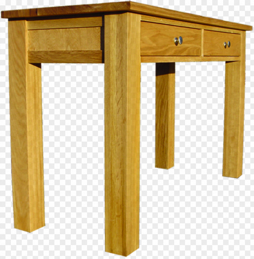 Oak Table Furniture Wood Desk Living Room PNG