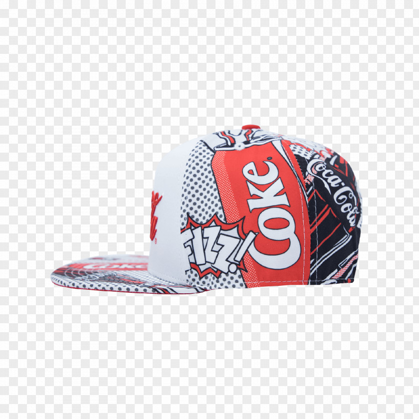 POP ART Coca-Cola Baseball Cap Hat PNG