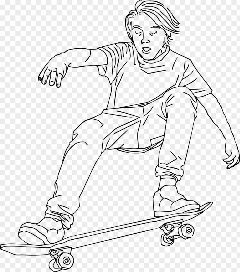Skateboard Skateboarding Drawing Ollie Ice Skating PNG