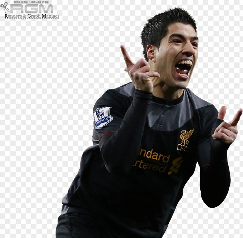 T-shirt Luis Suárez Liverpool F.C. Premier League Sleeve PNG