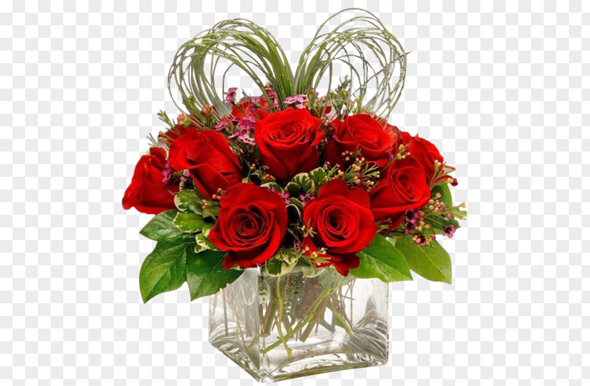 Valentine's Day Flower Bouquet Floristry Gift PNG