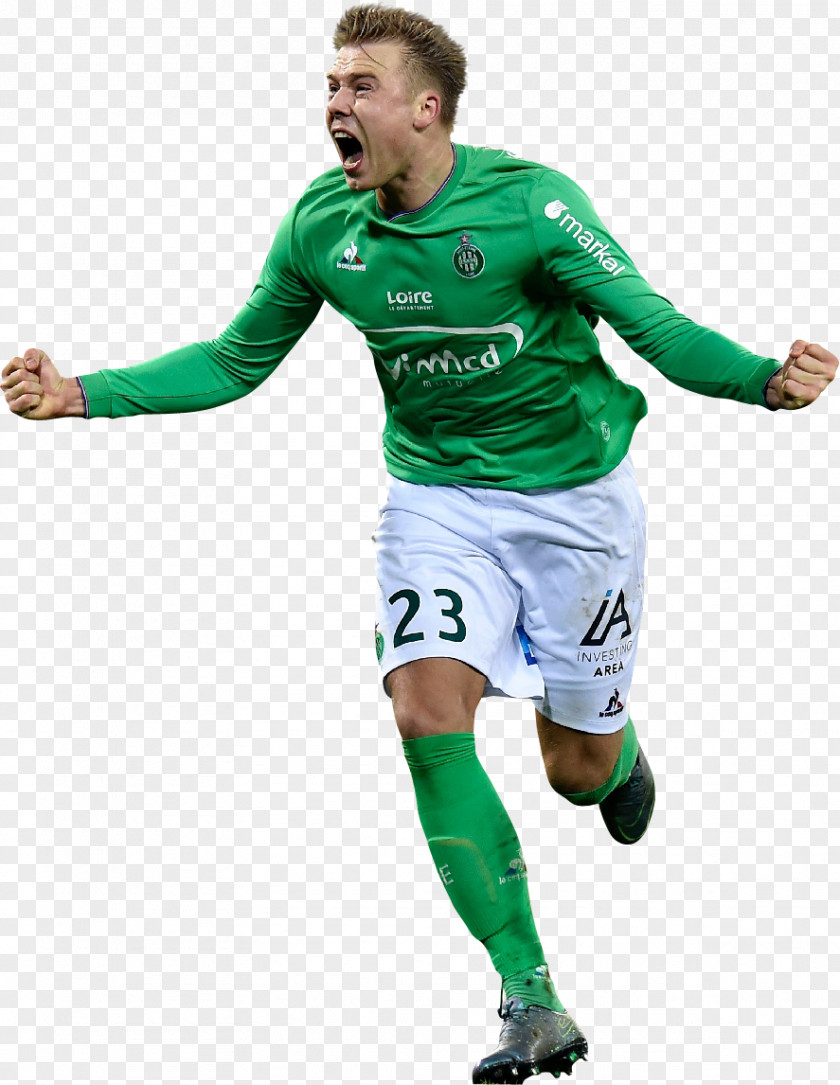Aleksandar Kolarov Alexander Søderlund AS Saint-Étienne Soccer Player Jersey Team Sport PNG