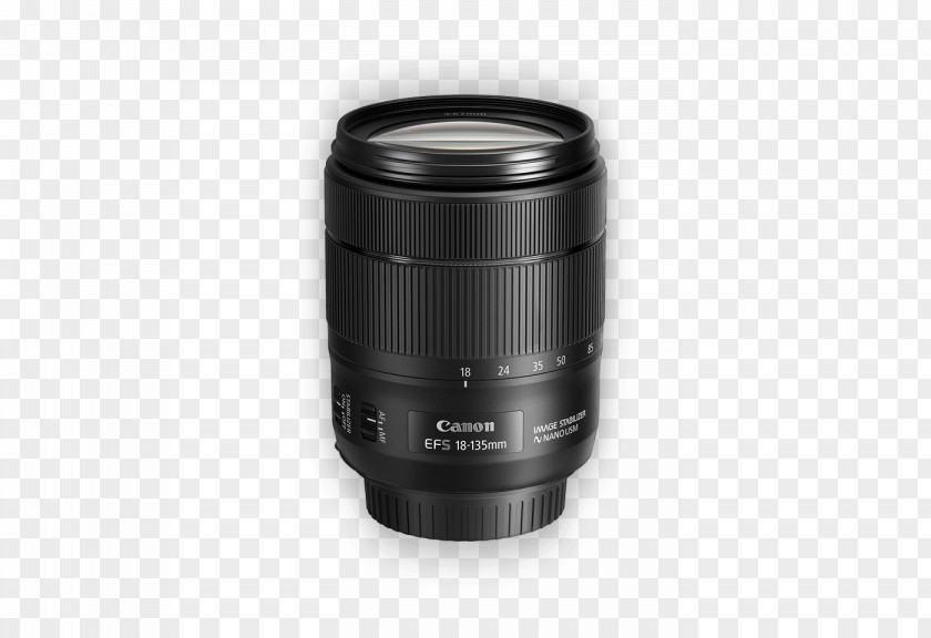 Camera Lens Canon EF-S 18–135mm EF Mount Kit PNG