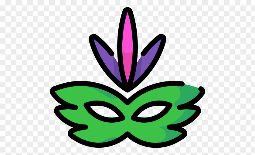 Mardi Gras Party Flowering Plant Green Leaf Clip Art PNG