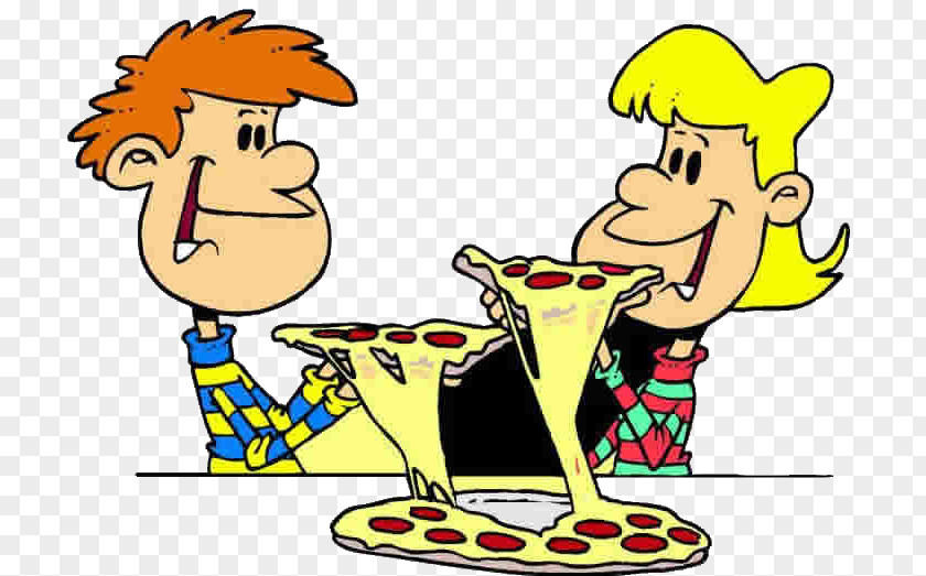 Pizza Eating Child Clip Art PNG