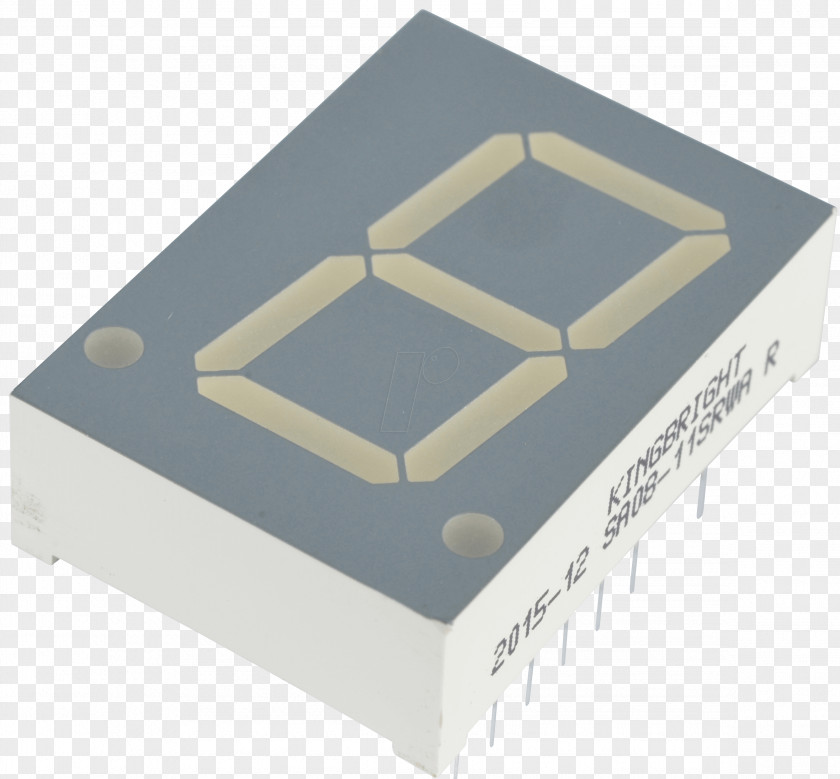 7 Seven-segment Display Device LED Light-emitting Diode Anode PNG