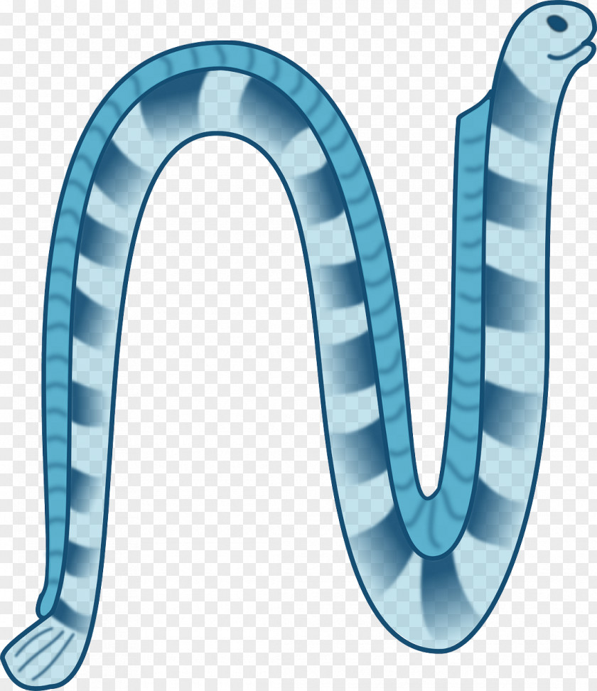 Blue Sea Snake Coral Reef Snakes Cartoon Clip Art PNG