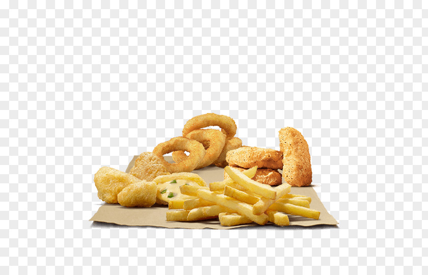 Burger King French Fries Onion Ring Chicken Nugget Hamburger Fingers PNG