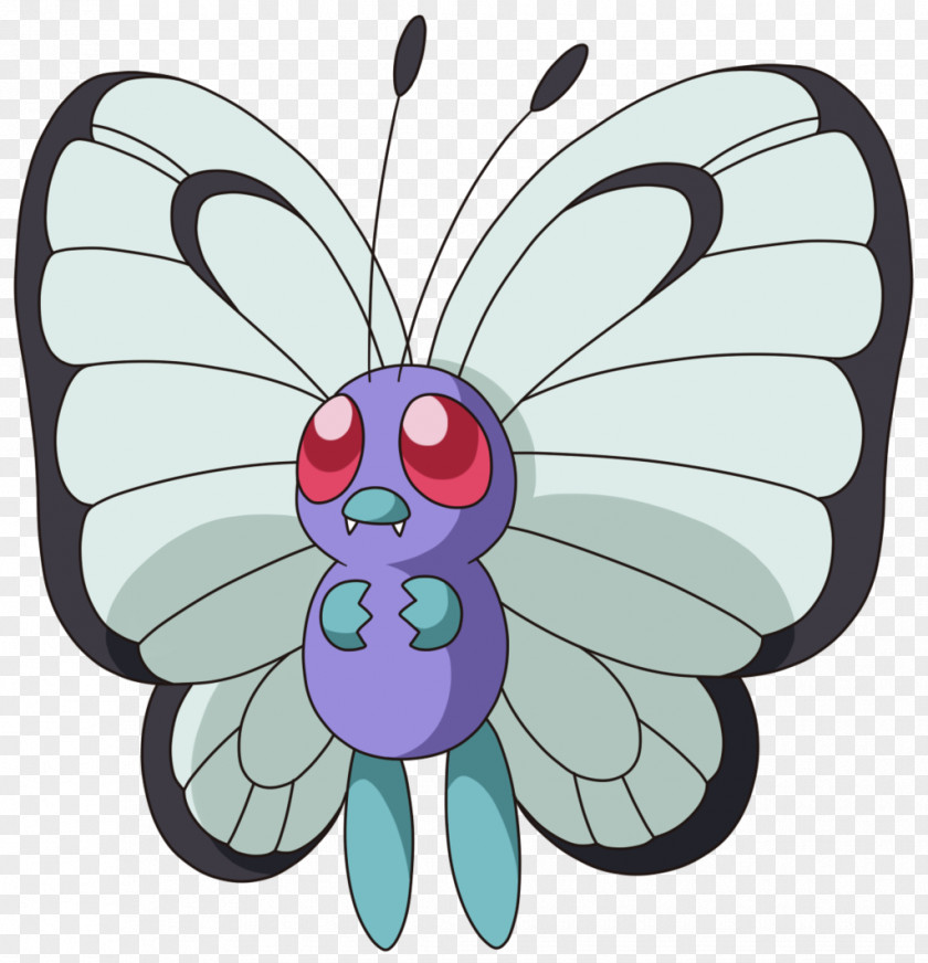 Butter Roll Pokémon X And Y Pikachu Butterfree Monarch Butterfly PNG