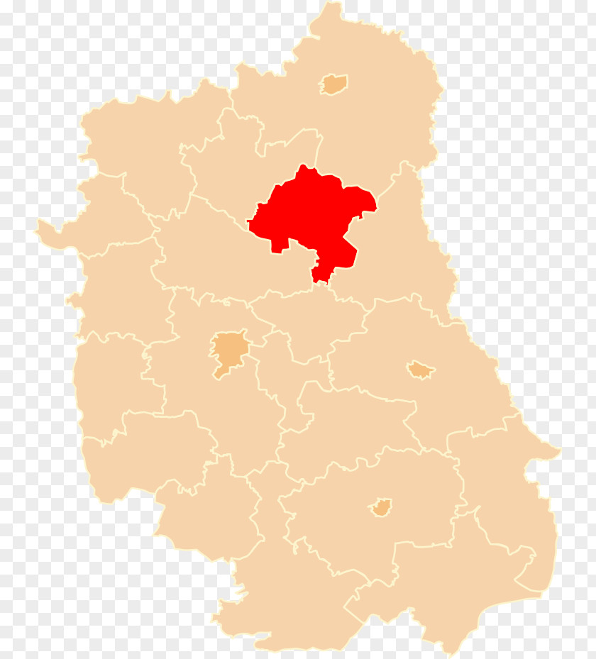 Map Lublin Voivodeship Text Orange Polska PNG