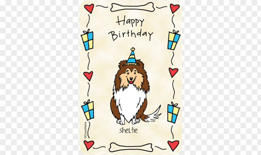 Shetland Sheepdog Dachshund Yorkshire Terrier Greeting & Note Cards Birthday Puppy PNG