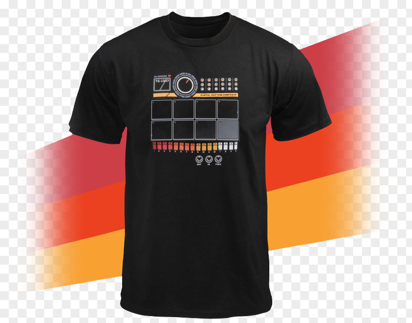 T-shirt Drum Machine Electronic Drums PNG