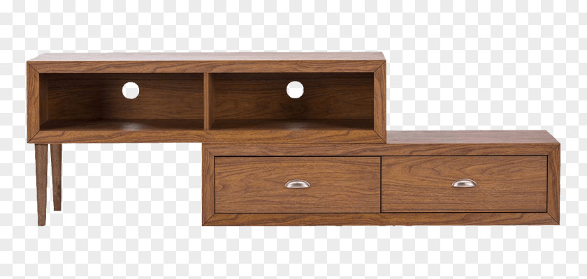 Walnut Television Wood Cabinetry Meza PNG