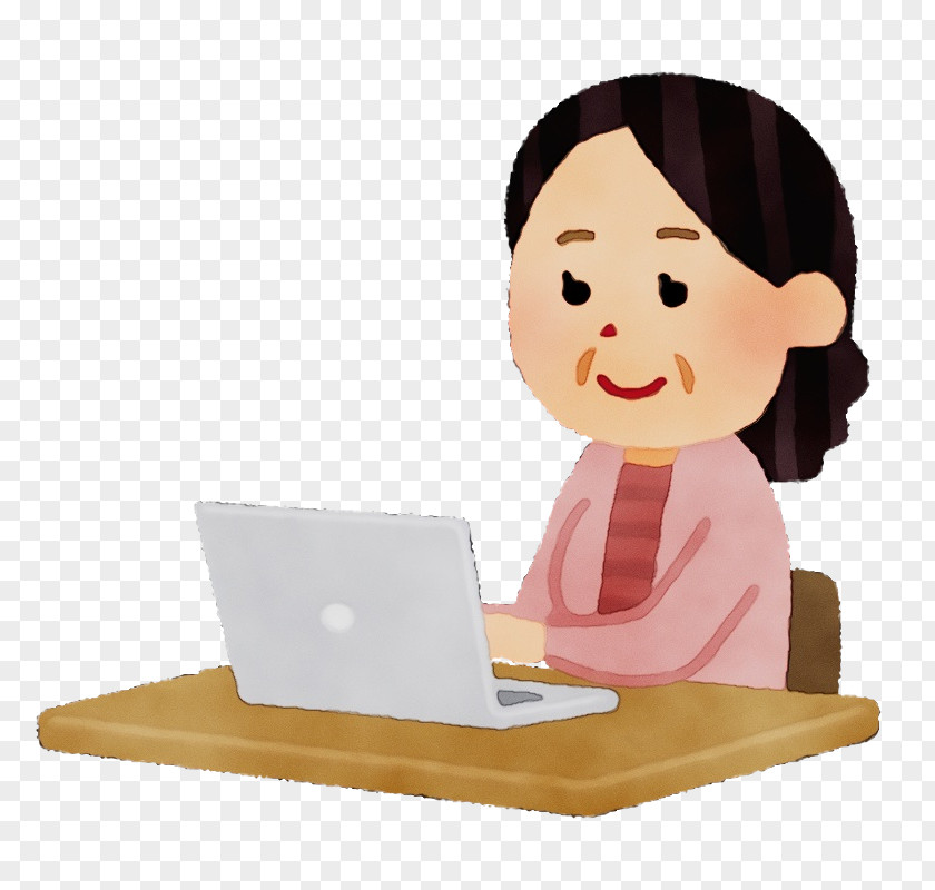 Cartoon Laptop Technology PNG