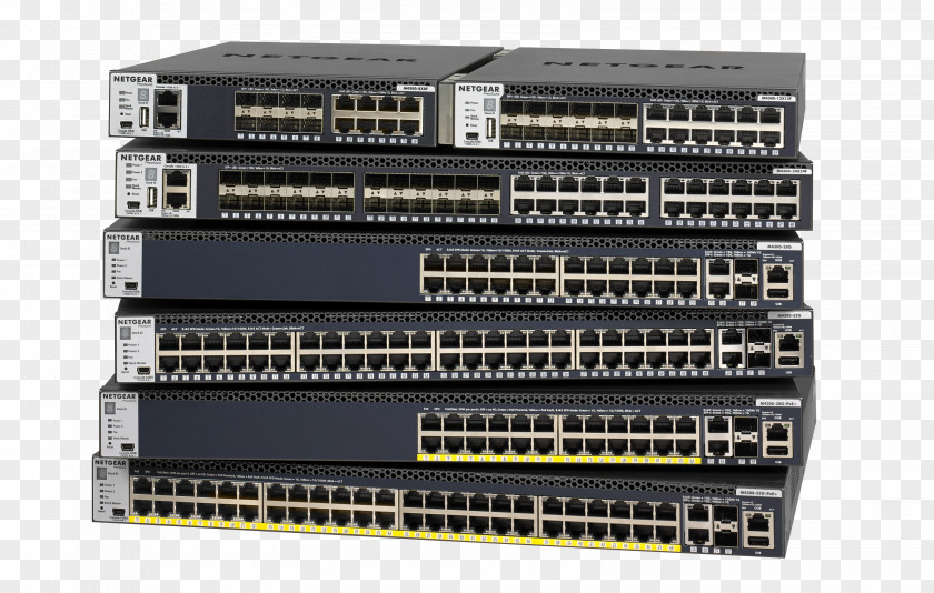 Computers Netgear Stackable Switch Network Port 10 Gigabit Ethernet PNG