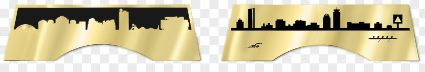 MIT Class Ring Back Bay Skyline Boston Citgo Sign Silhouette PNG