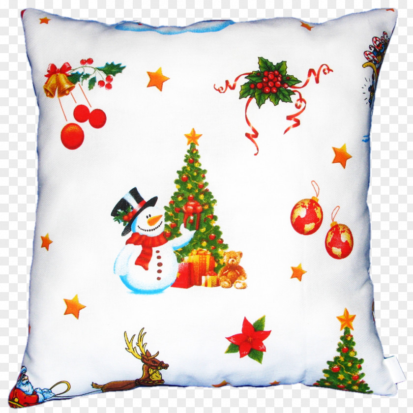 Pillow Throw Pillows Santa Claus Cushion Christmas PNG