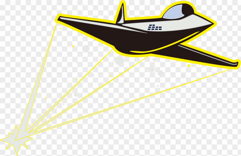 Vector Hand-painted Aircraft Airplane Wing Clip Art PNG