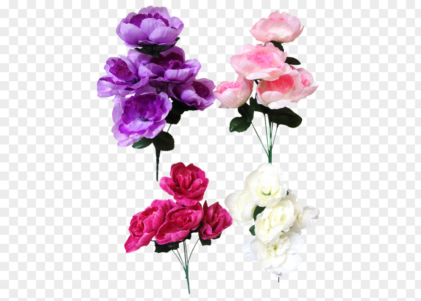 Artificial Flowers Mala Garden Roses Cut Peony Shrub PNG