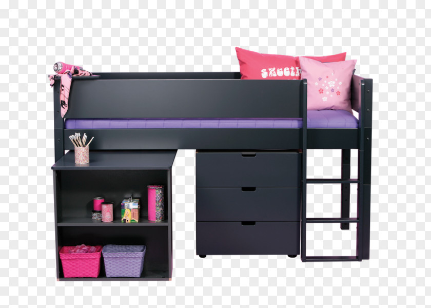 Bed Desk Grey Anthracite Beslist.nl PNG