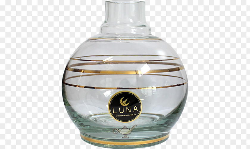 Gold Marble Glass Bottle Liquid Vase PNG