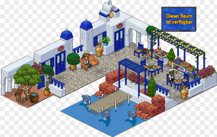 Habbo Santorini Habbonight Rádio Web Game Virtual World Community PNG