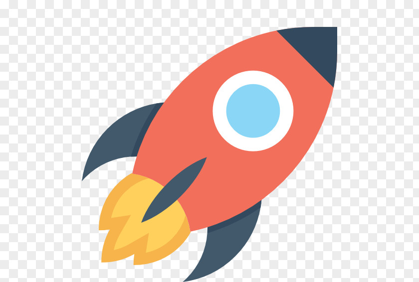 Rocket Launch Web Design Development Page PNG