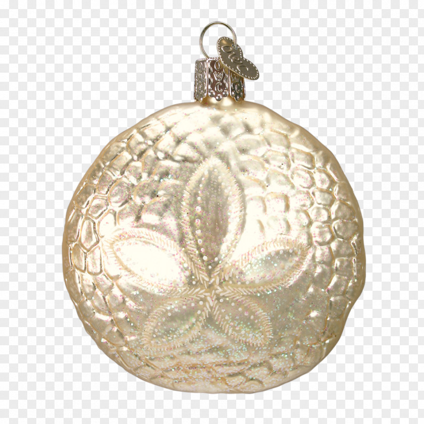 Sand Dollar Christmas Ornament Tree Decoration PNG