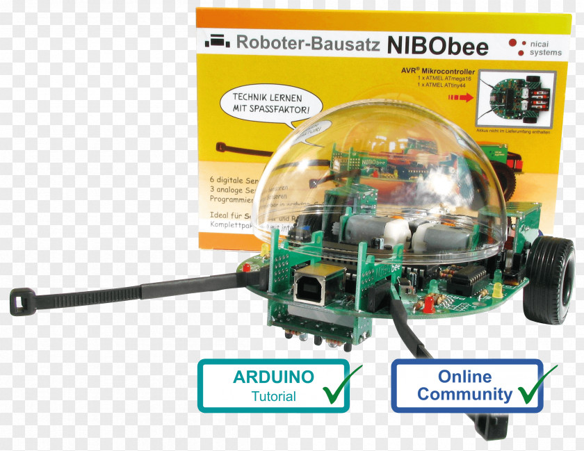 Robot NIBObee Autonomous Kit Technology PNG