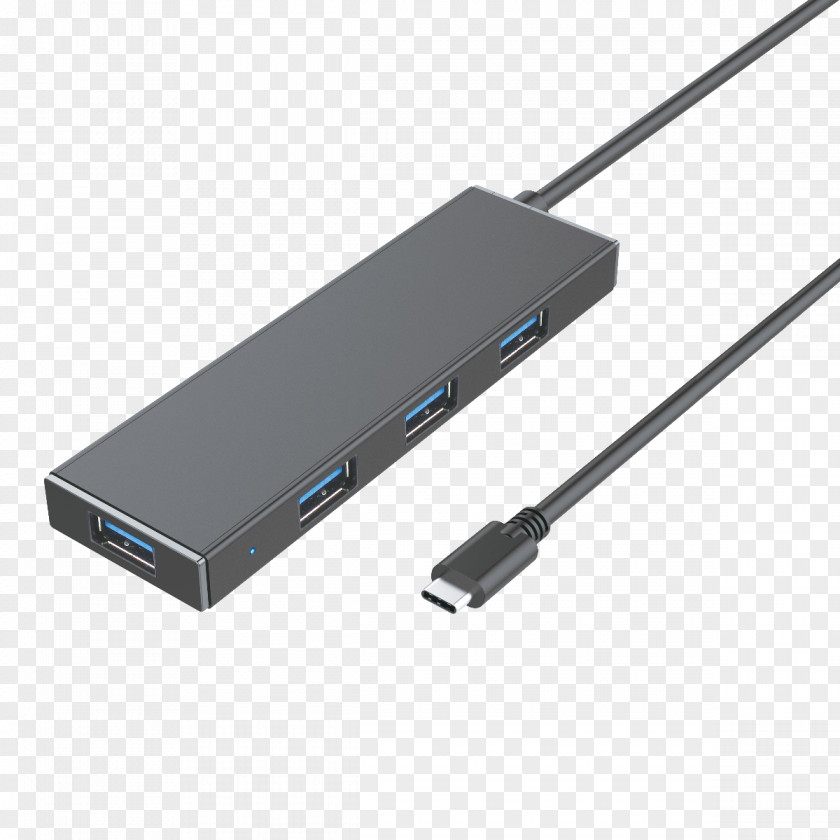 USB HDMI Battery Charger USB-C Ethernet Hub PNG