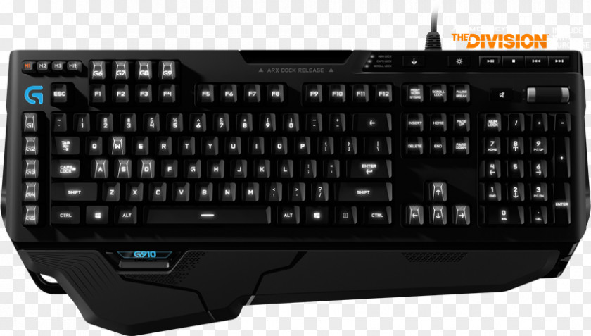 Computer Mouse Keyboard Logitech G910 Orion Spark Spectrum Gaming Keypad PNG