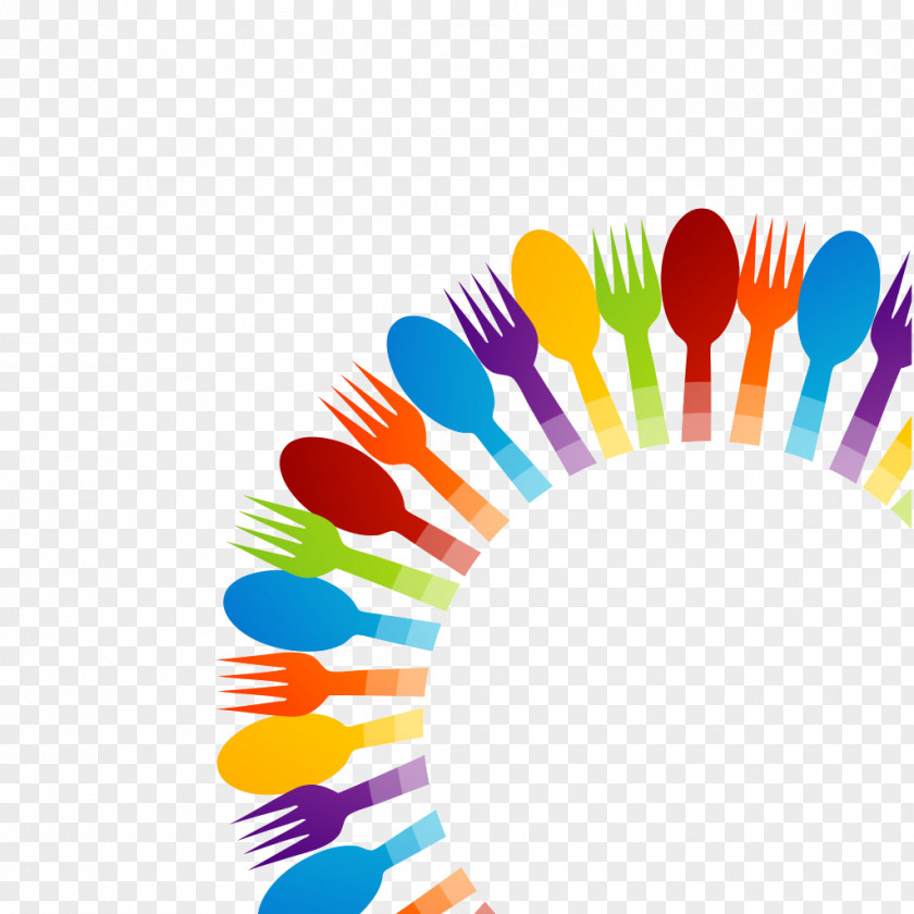 Flat Fork Spoon Royalty-free Clip Art PNG