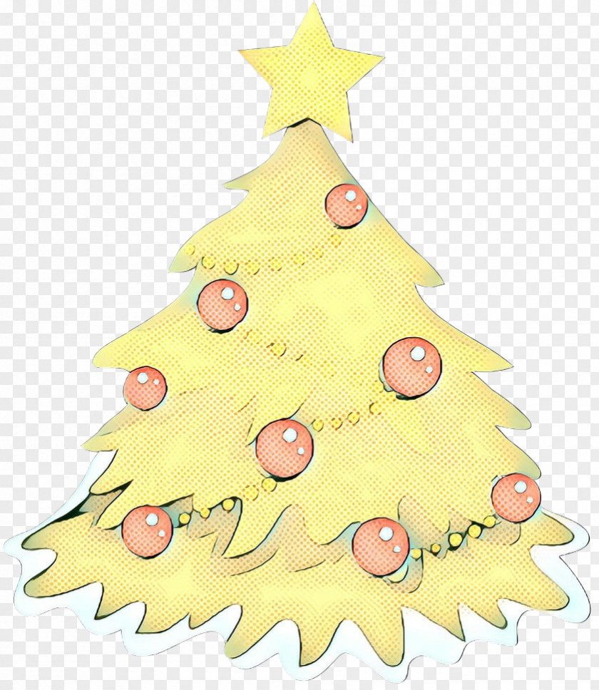 Holiday Ornament Evergreen Family Tree Design PNG