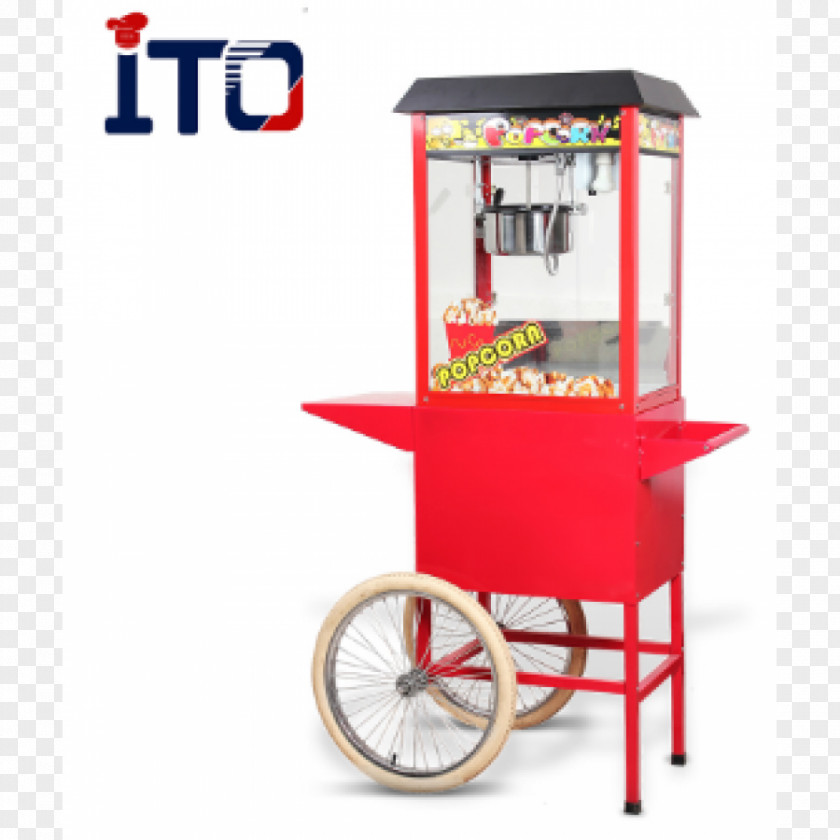 Popcorn Cart Makers Machine Snack Wheel PNG