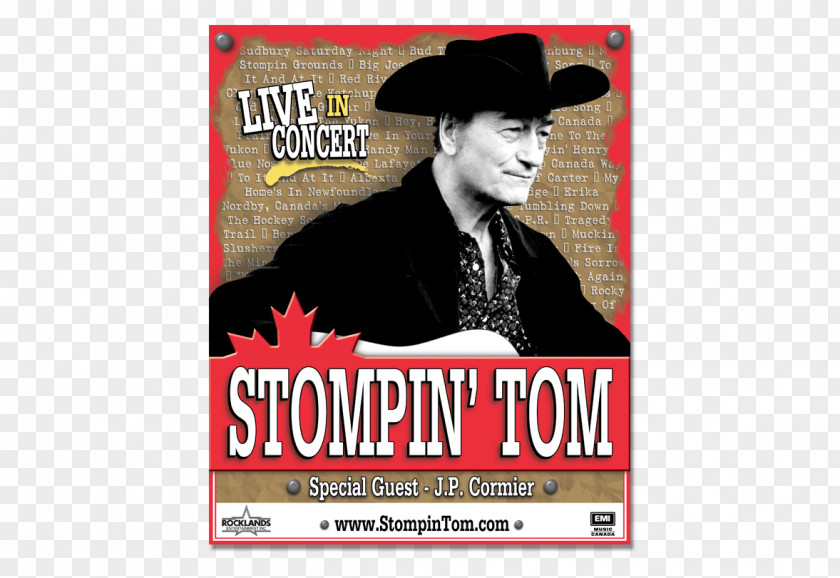 Poster Design The Ballad Of Stompin' Tom Horseshoe Tavern Yodeling PNG