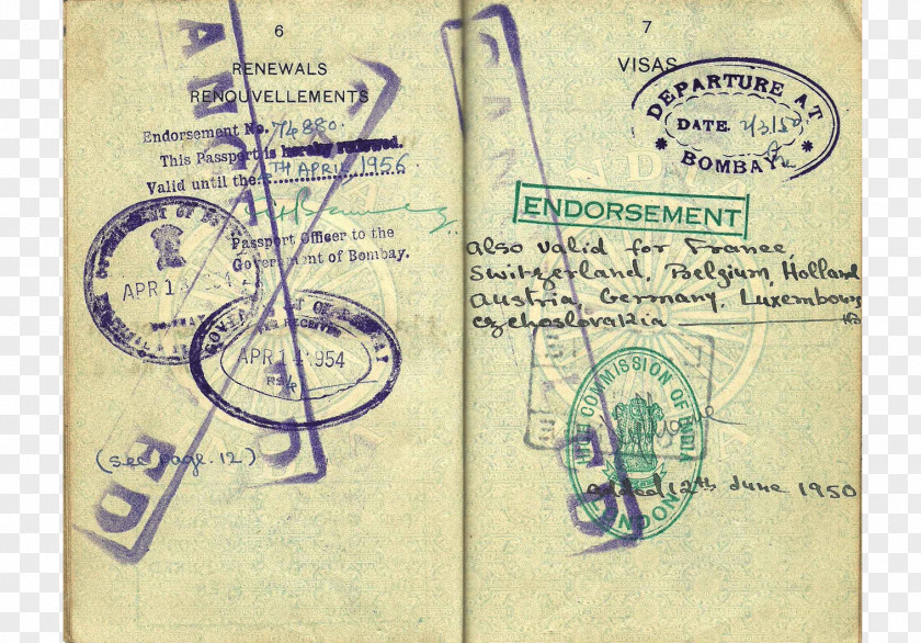 Travel Passport Indian Visa Germany PNG