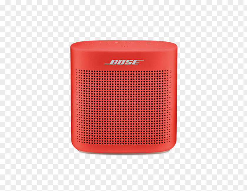 Bluetooth Red Bose SoundLink Color II Corporation Loudspeaker PNG