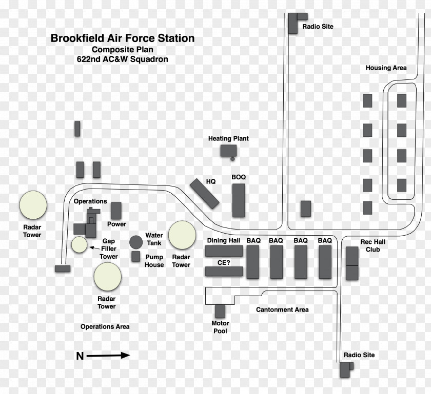 Brookfield Air Force Station Bellefontaine House Plan PNG