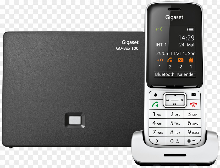 Cordless Telephone Gigaset SL450A GO Communications Digital Enhanced Telecommunications PNG